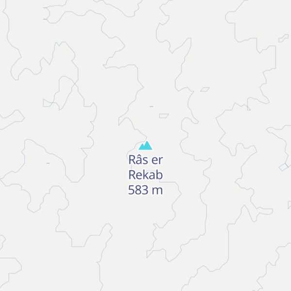 Map of Râs er Rekab