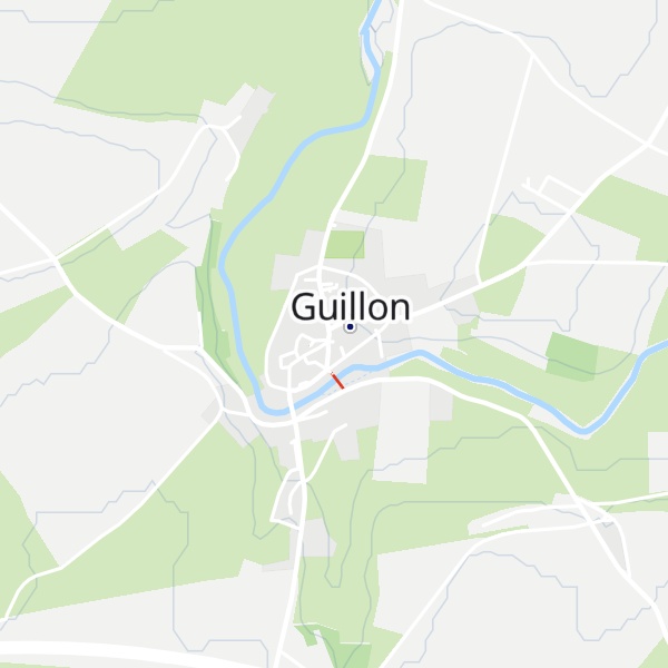 Map of Gîte de Montfault