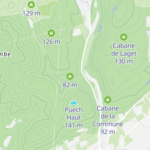 Map of Cabane de Parané