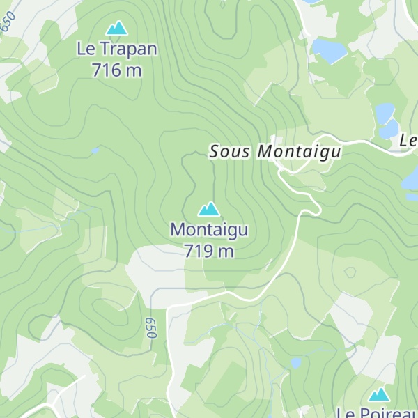 Map of Montaigu