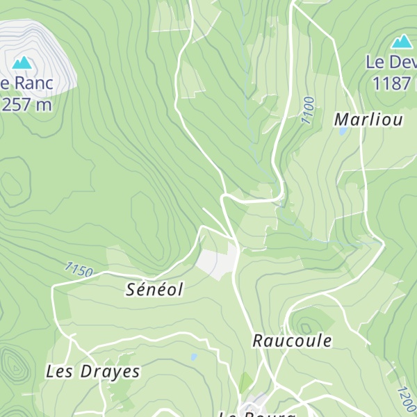 Map of Gîte La Bessaille