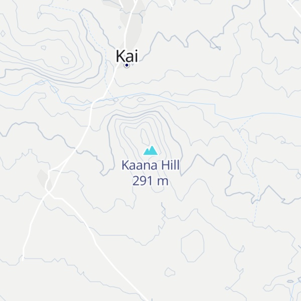 Map of Kaana Hill