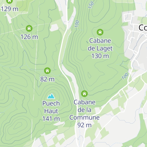 Map of Cabane de Seguin