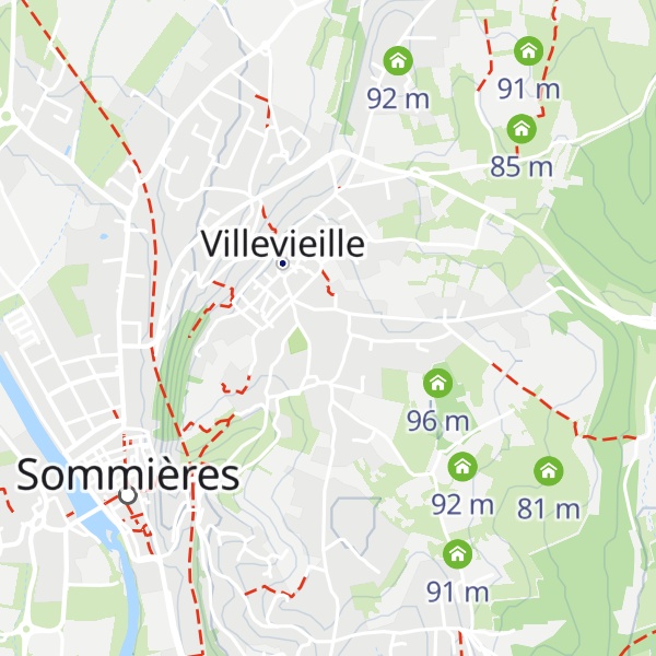 Map of Capitelle des Terriers