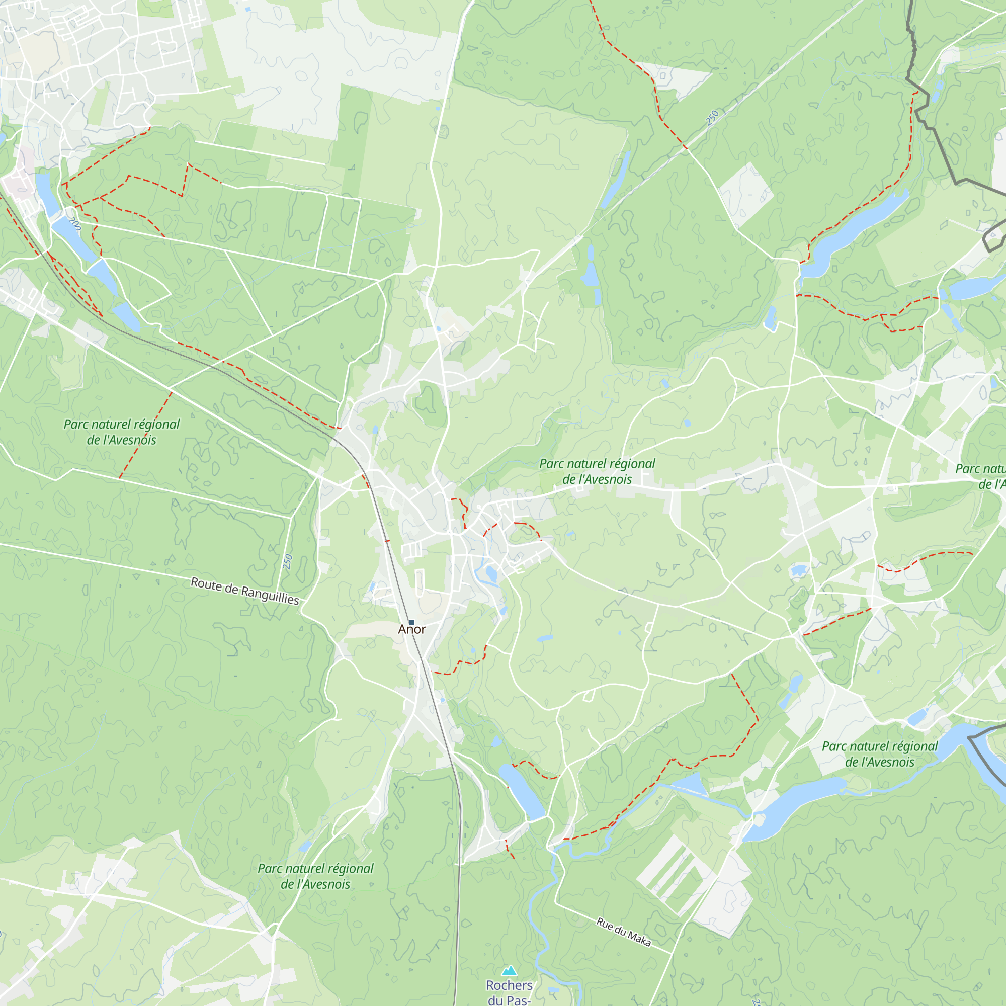 Syndicat d'Initiative d'Anor map