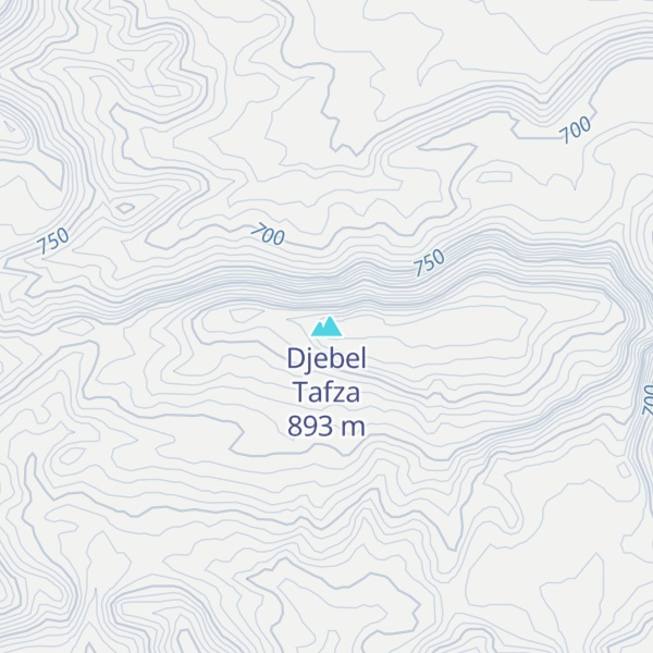 Map of Djebel Tafza