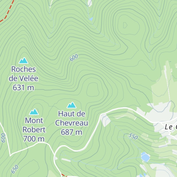 Map of Mont Gravier