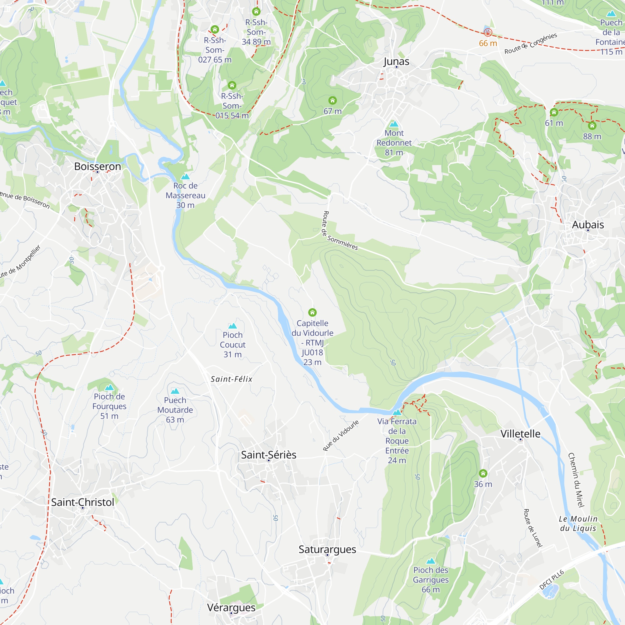 Capitelle du Vidourle - RTMJ JU018 map
