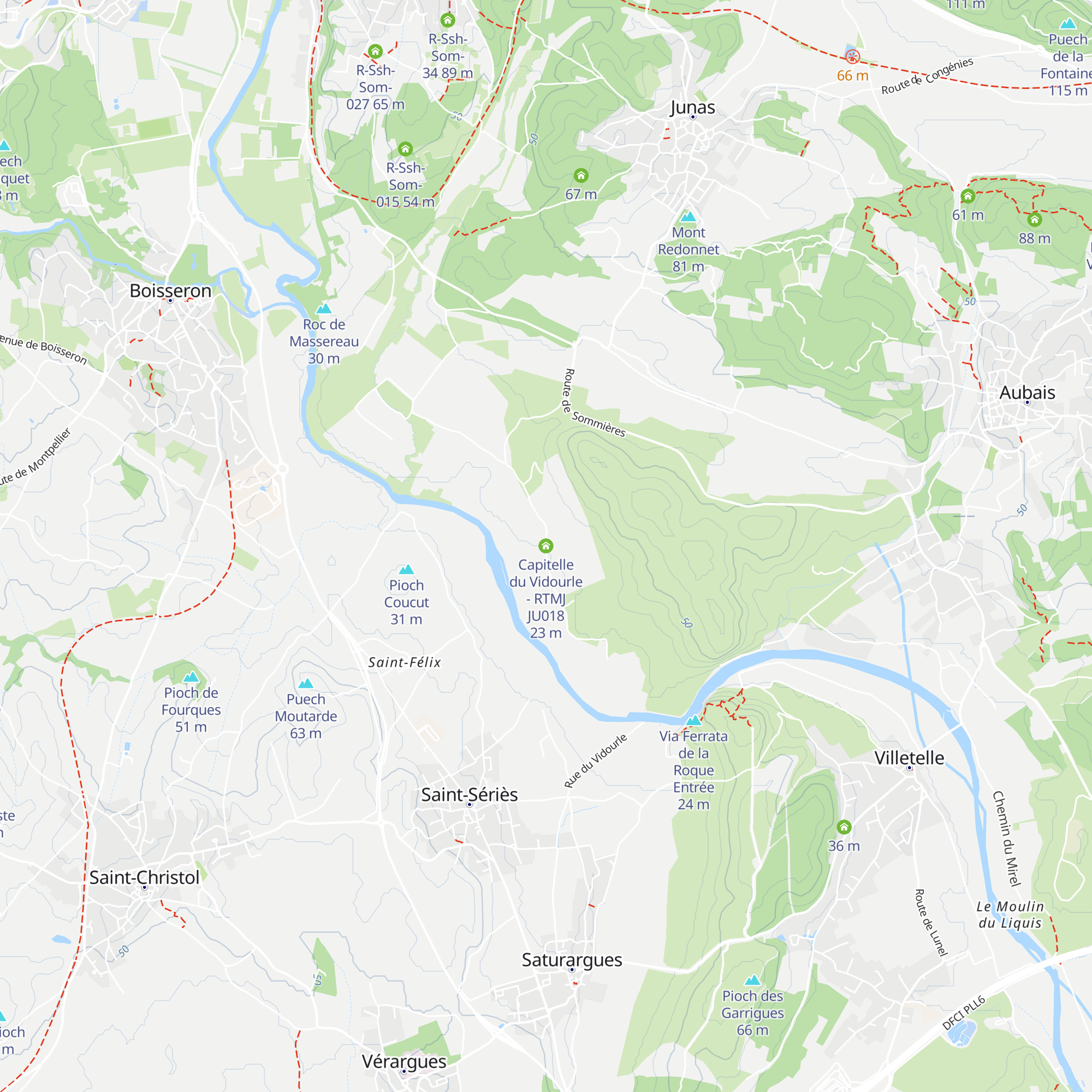 Capitelle du Vidourle - RTMJ JU018 map