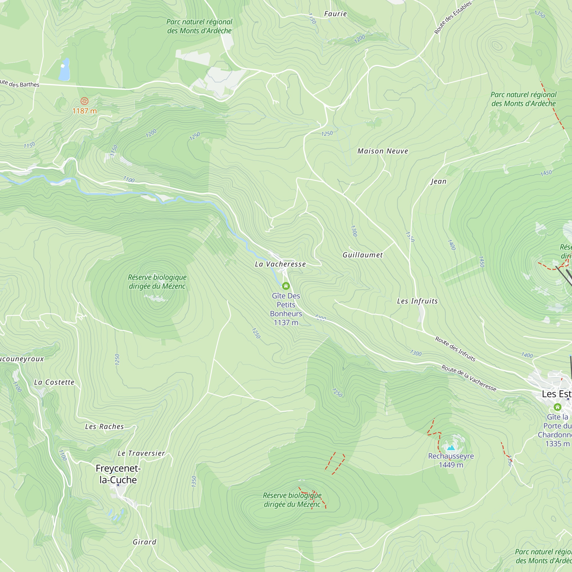 Gîte Des Petits Bonheurs map