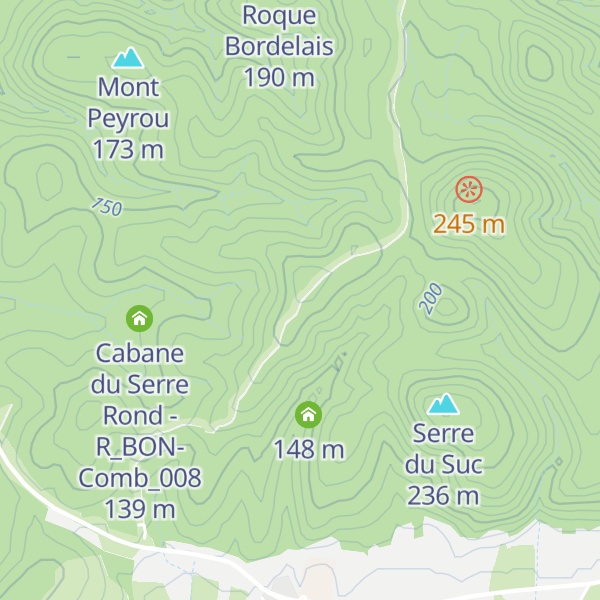 Map of Cabane de l'Eouzë de Noémie - R_BON_Comb_011