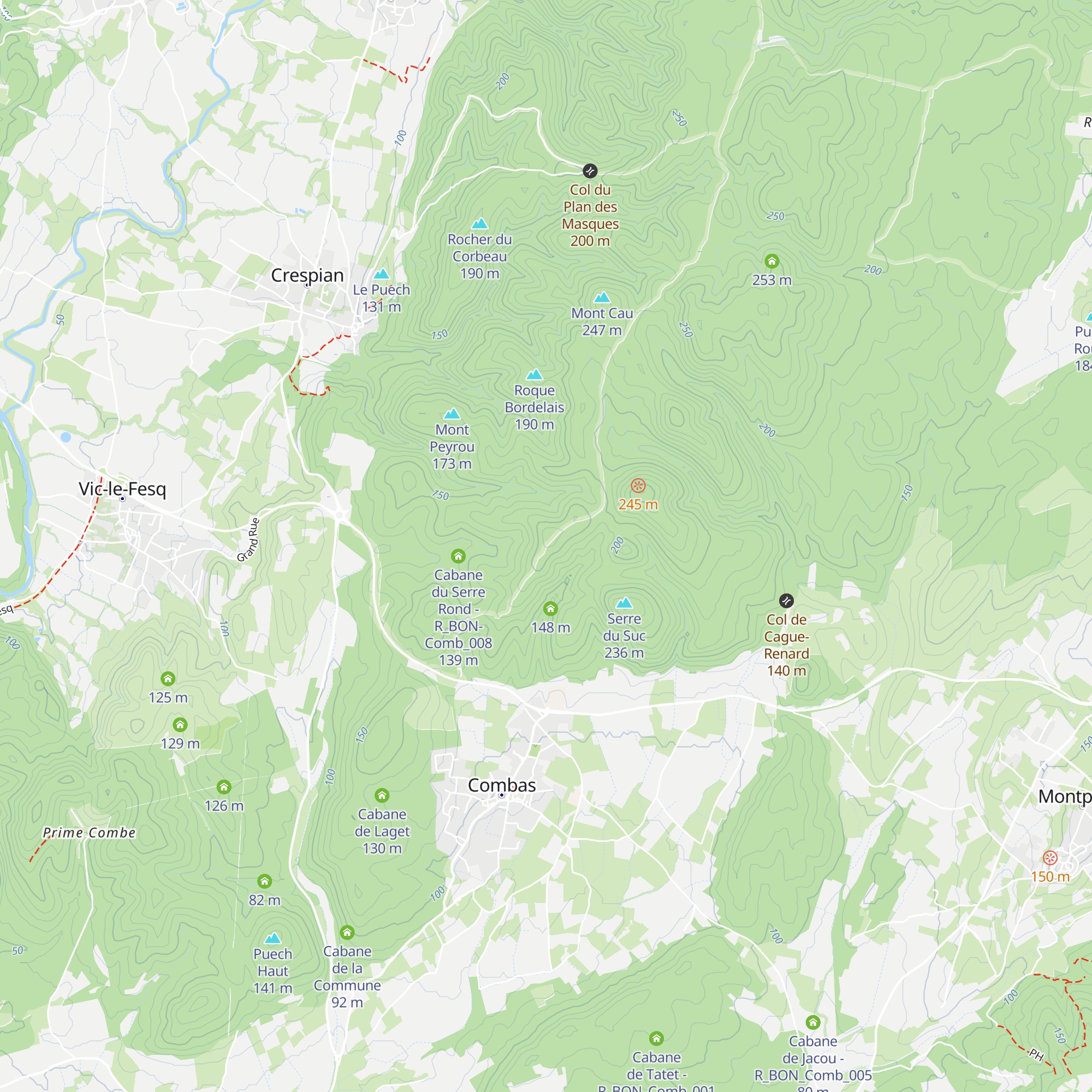 Cabane de l'Eouzë de Noémie - R_BON_Comb_011 map