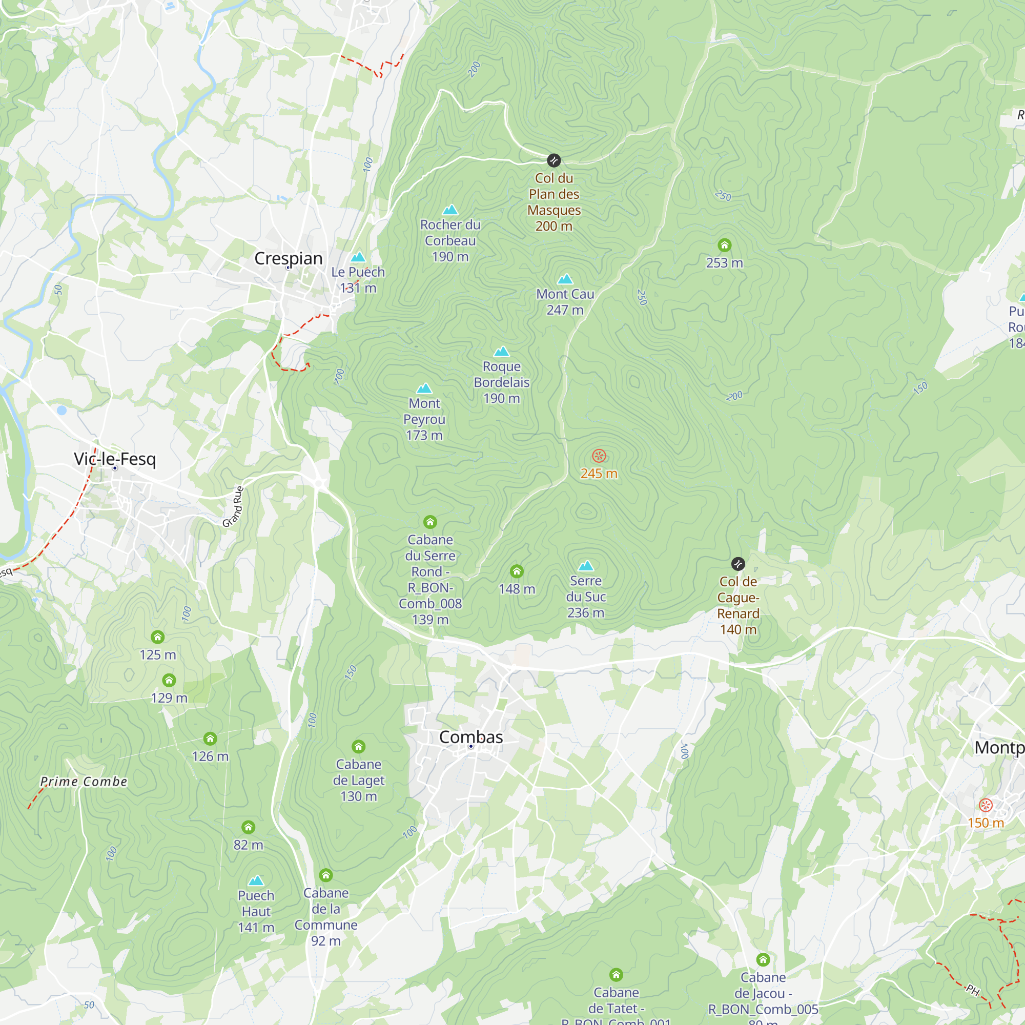 Cabane de l'Eouzë de Noémie - R_BON_Comb_011 map