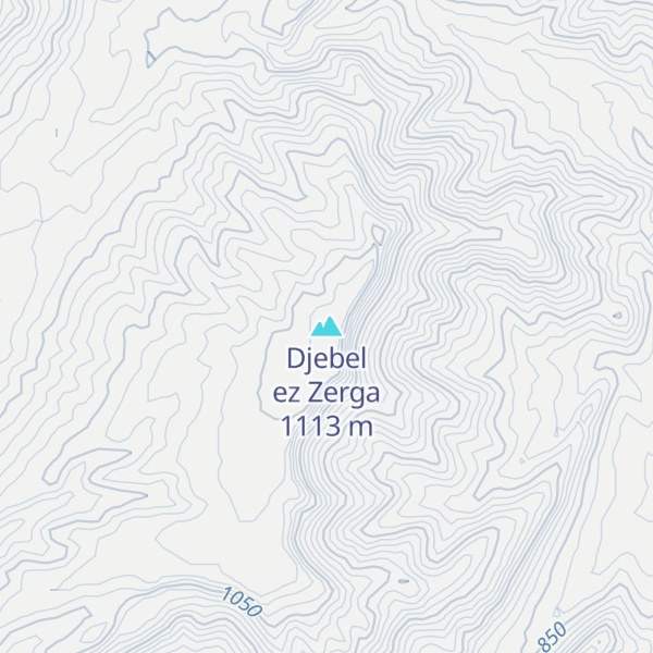 Map of Djebel ez Zerga