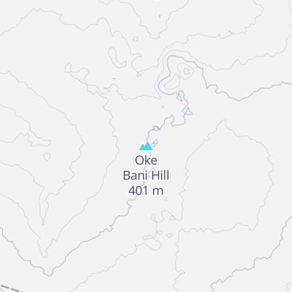 Map of Oke Bani Hill