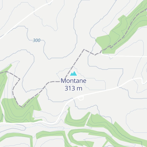 Map of Montane