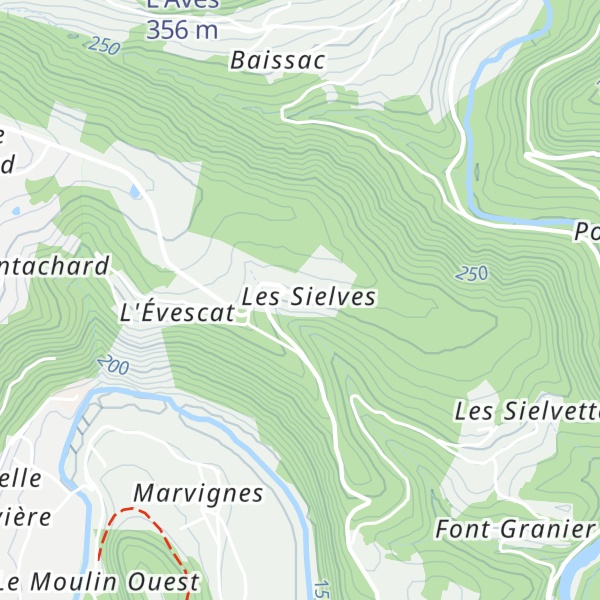 Map of Gîte 4**** Les Terrasses des Sielves