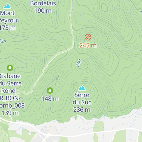 Map of Cabane des Armas