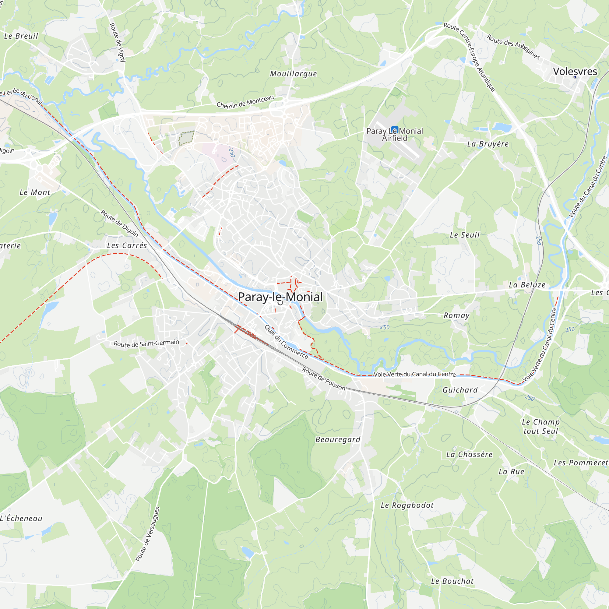 Office de Tourisme Paray-le-Monial map