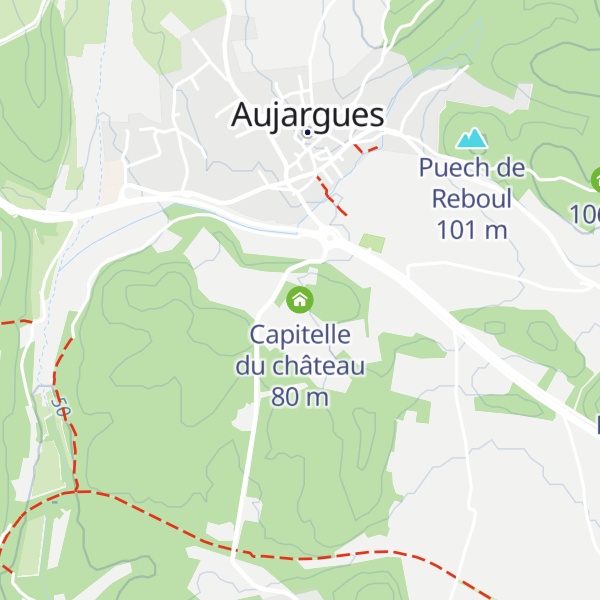 Map of Capitelle du château
