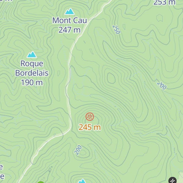 Map of Cabane de Poussigue - R_BON_Comb_012