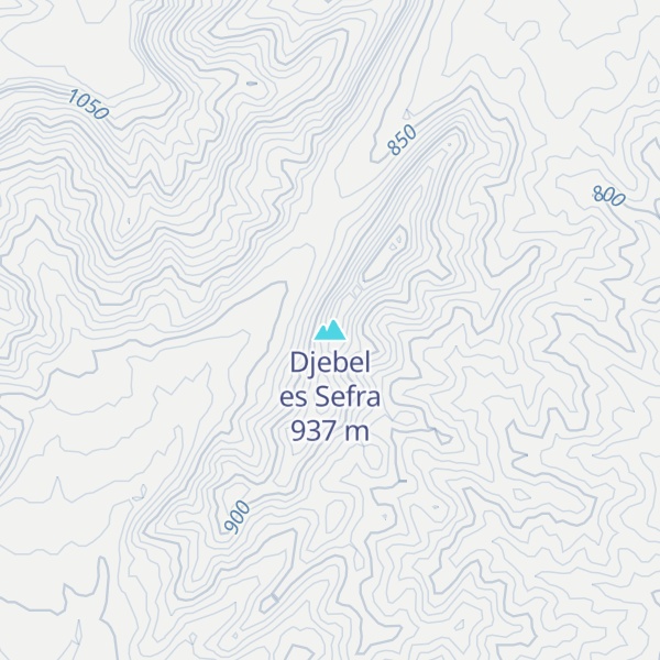 Map of Djebel es Sefra