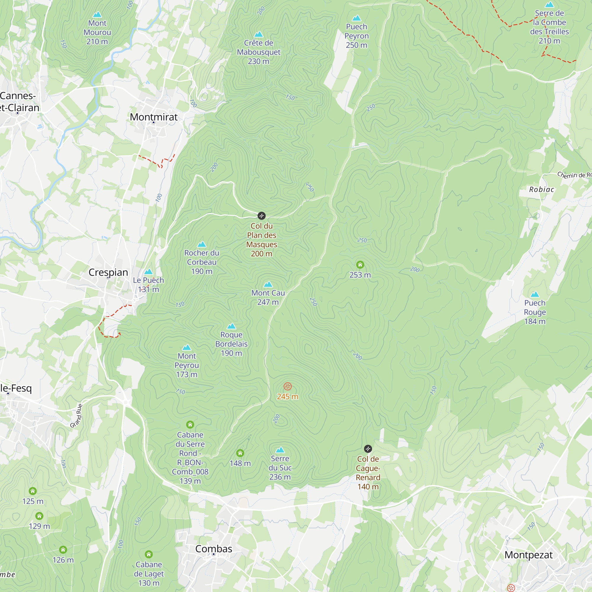 Cabane de Célestin map