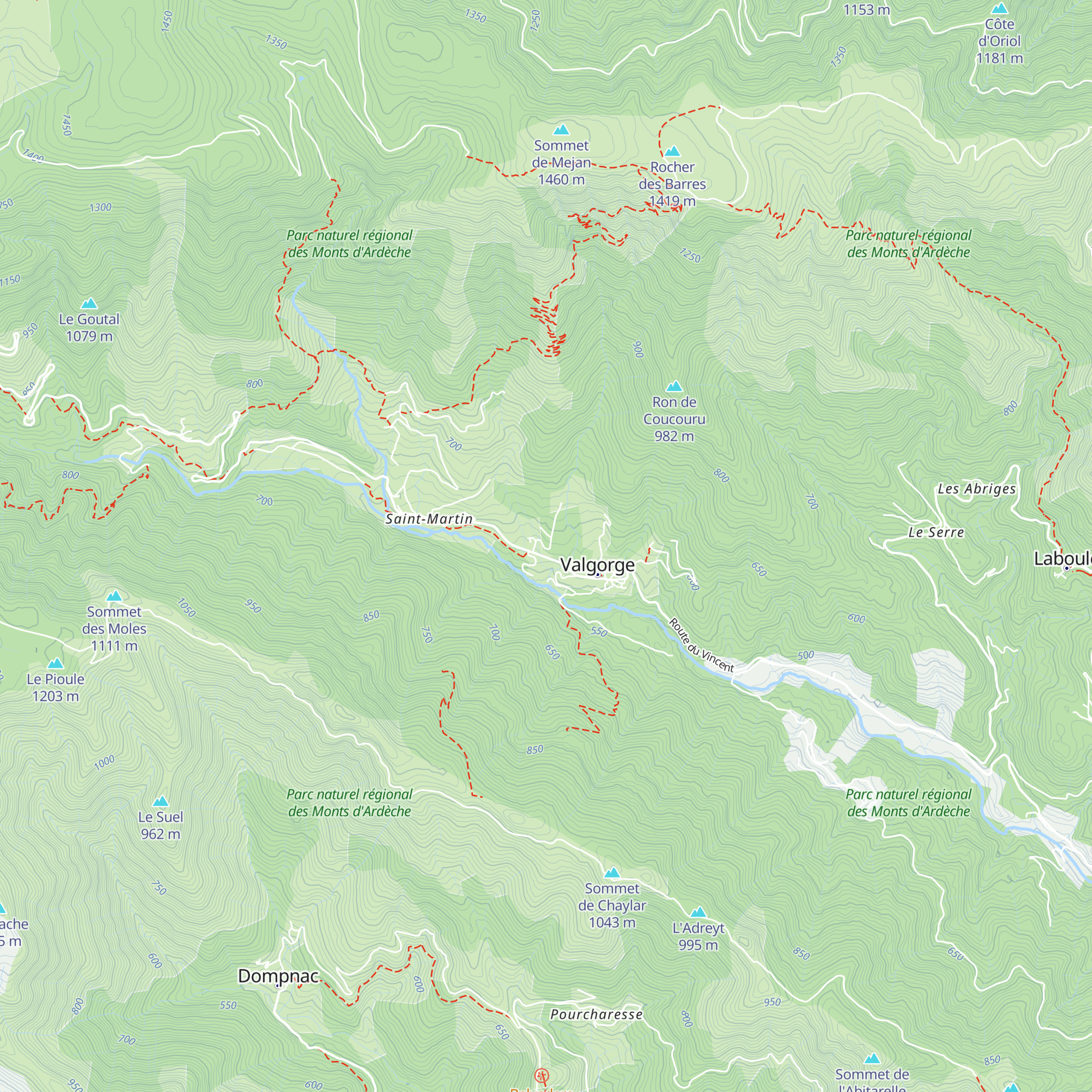 Gîte d'étape communal map