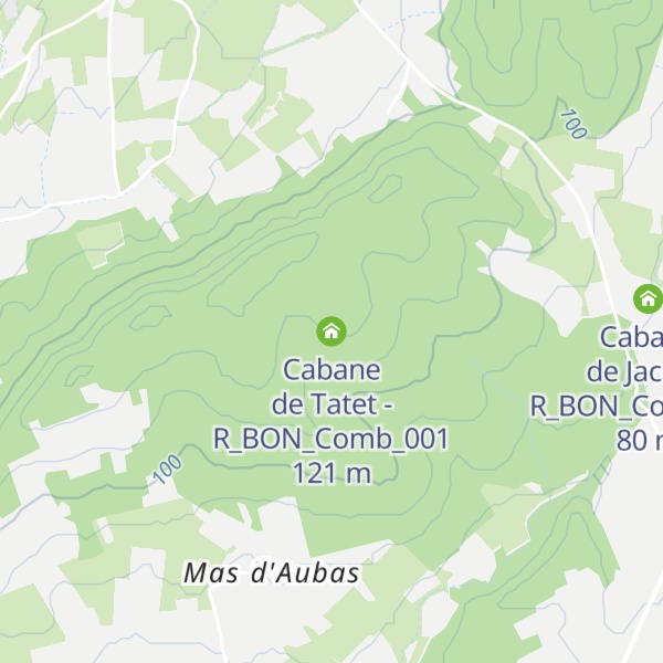 Map of Cabane de Tatet - R_BON_Comb_001