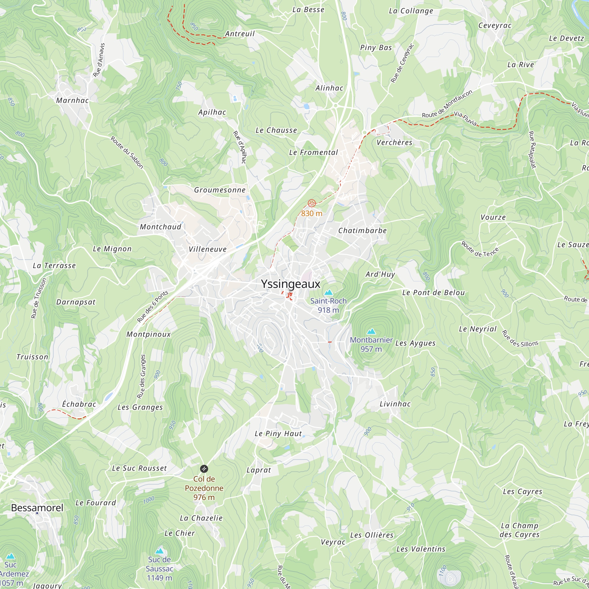 Office de tourisme des Sucs aux Bords de Loire map