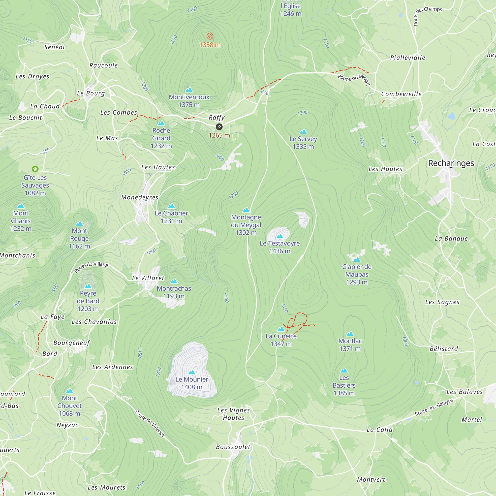 Cabane des Copains map