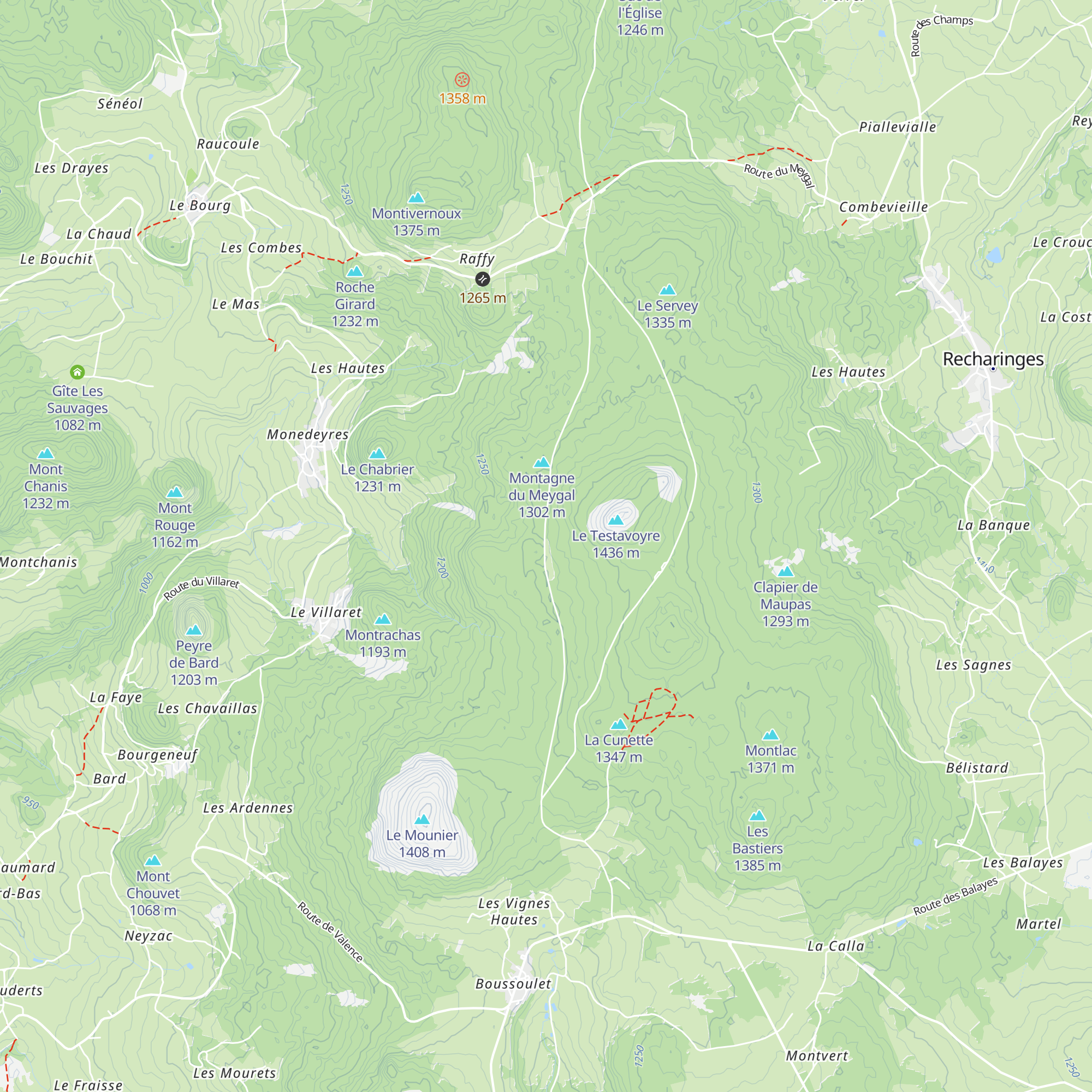 Cabane des Copains map