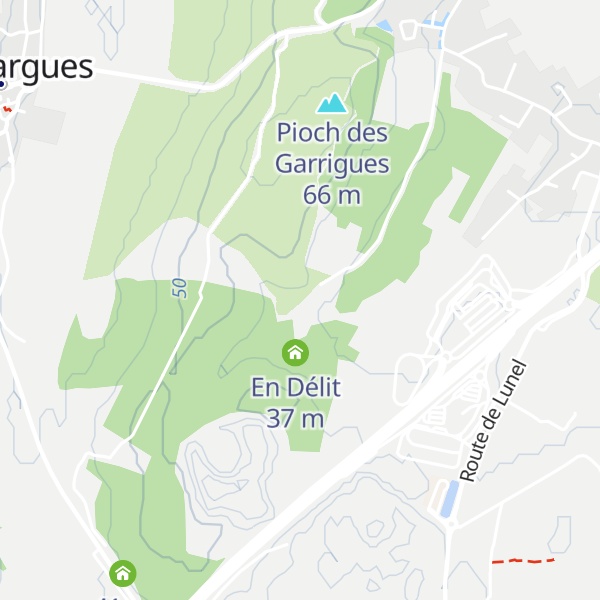 Map of Le Clapas