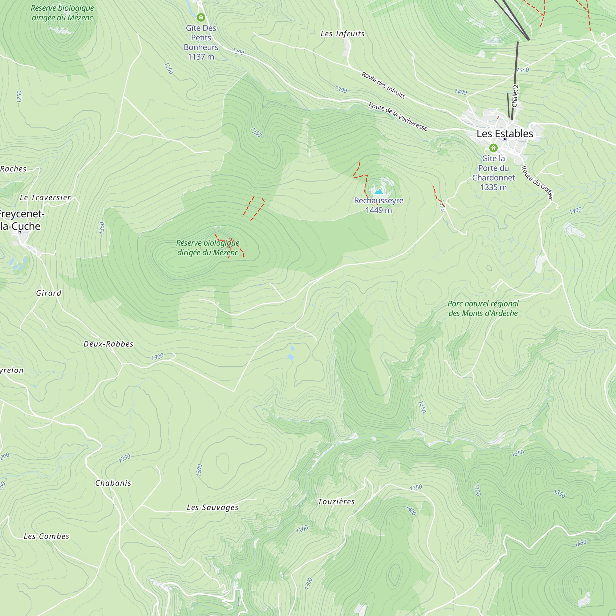 Gîte L'Amour est dans le Pré map
