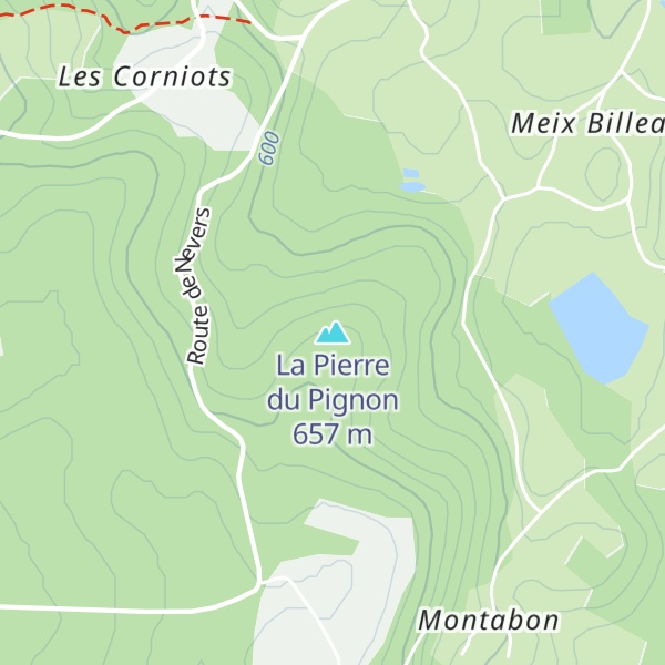 Map of La Pierre du Pignon