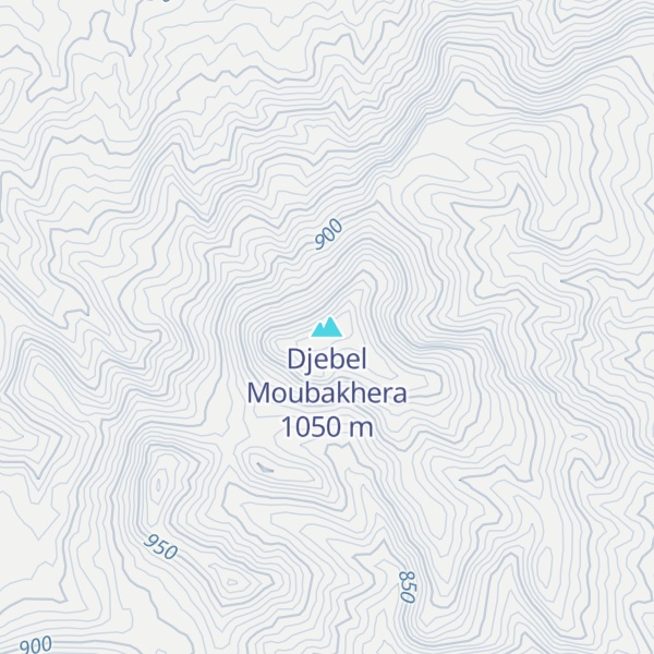 Map of Djebel Moubakhera