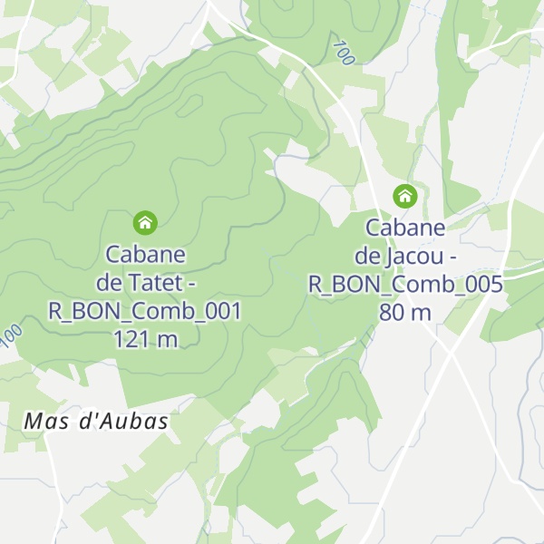 Map of Cabane de la St Sylvestre - R_BON_Comb_003