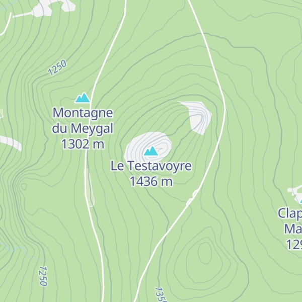Map of Le Testavoyre