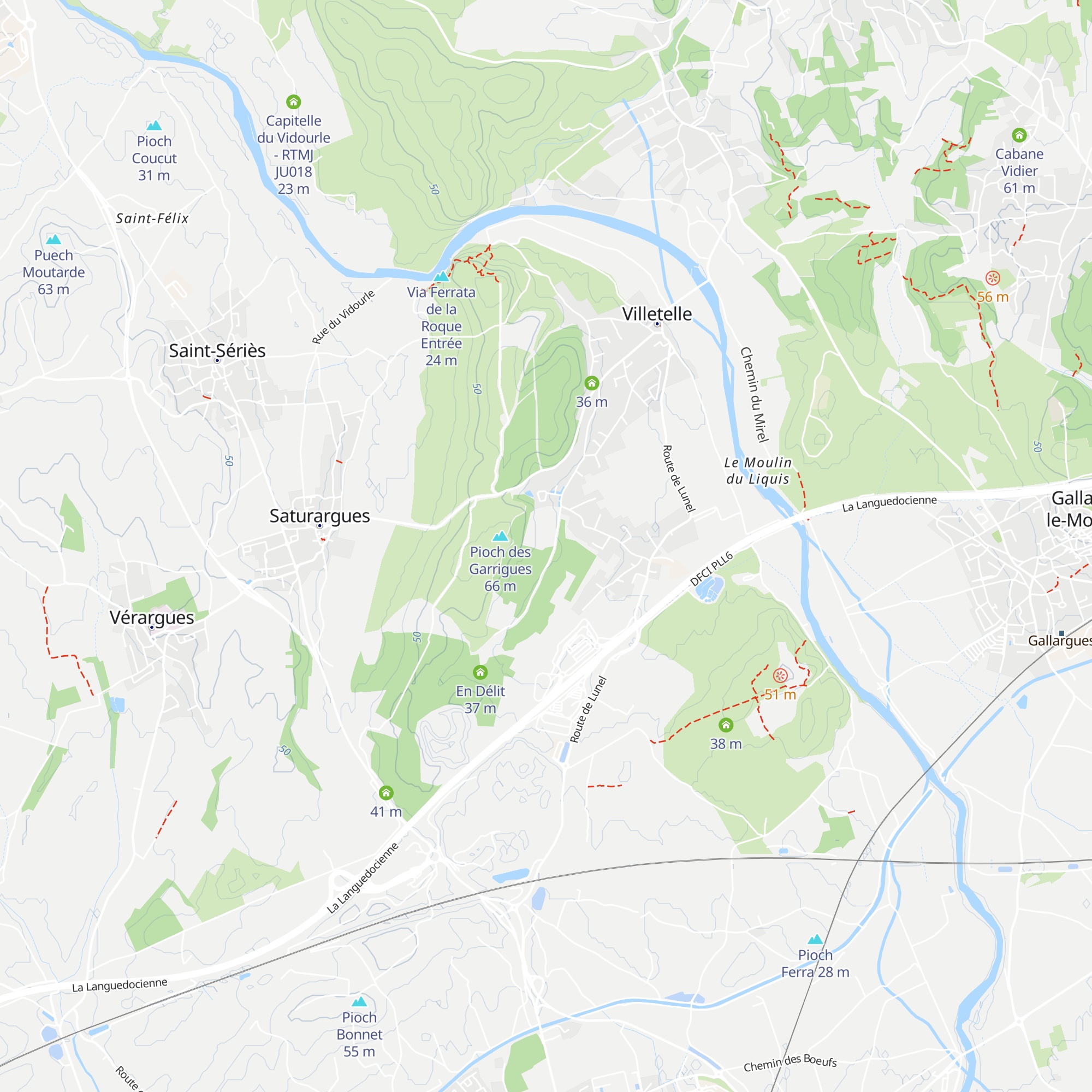 La Tine map