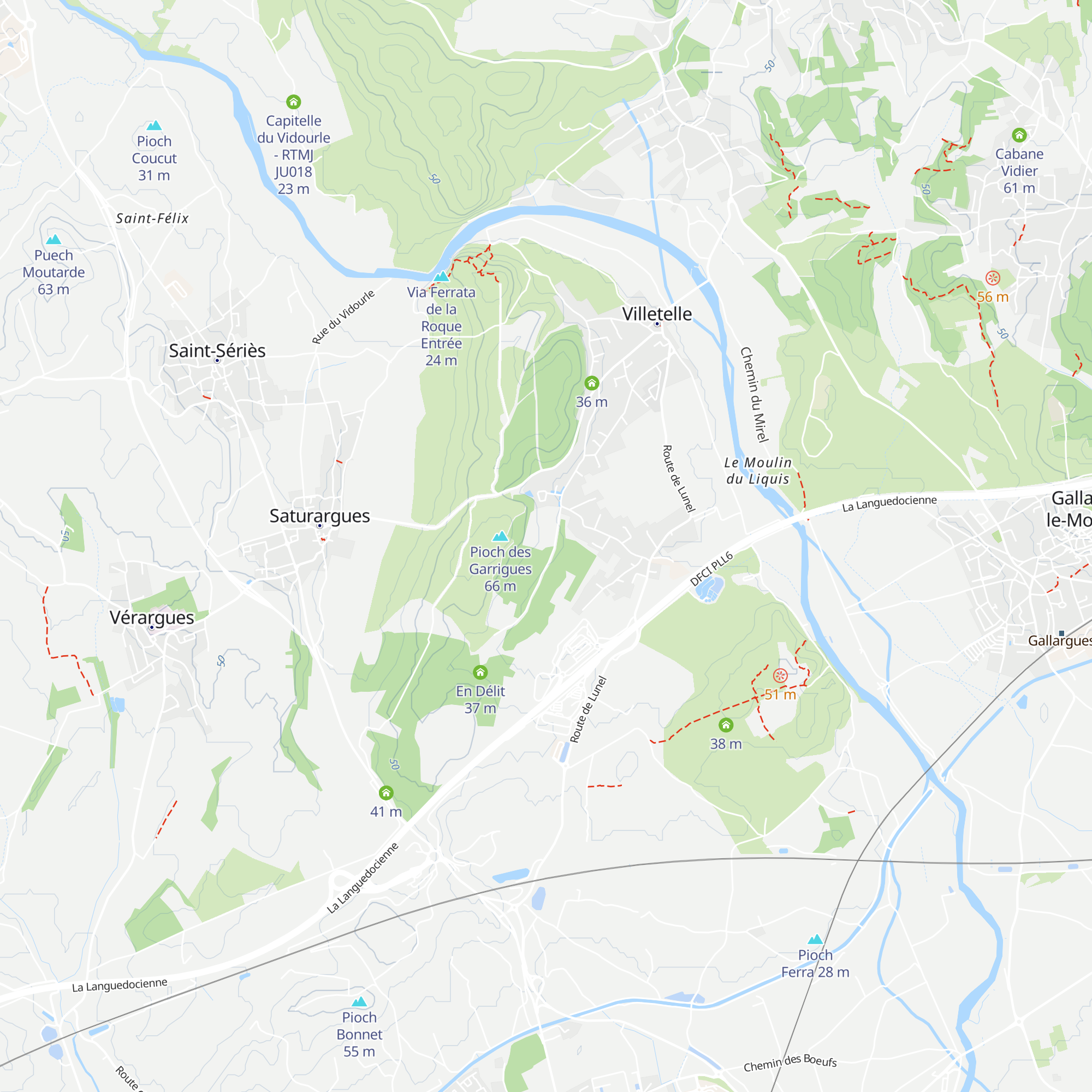 La Tine map