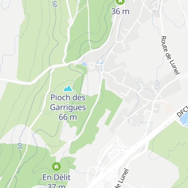 Map of La Tine