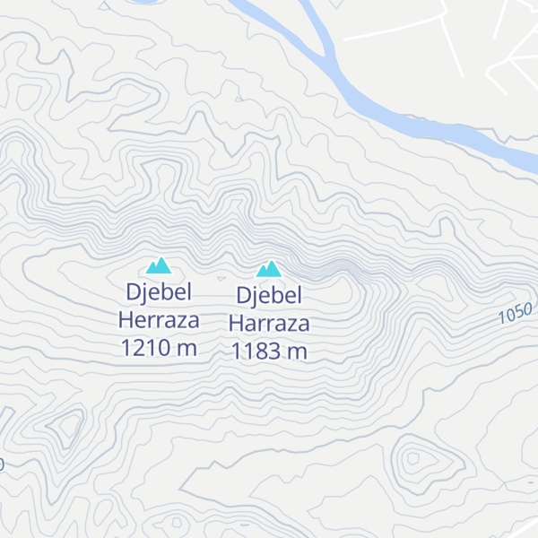 Map of Djebel Harraza