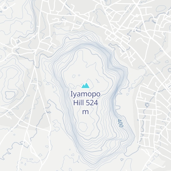 Map of Iyamopo Hill