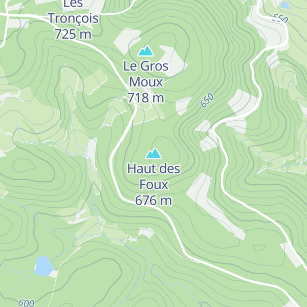 Map of Haut des Foux