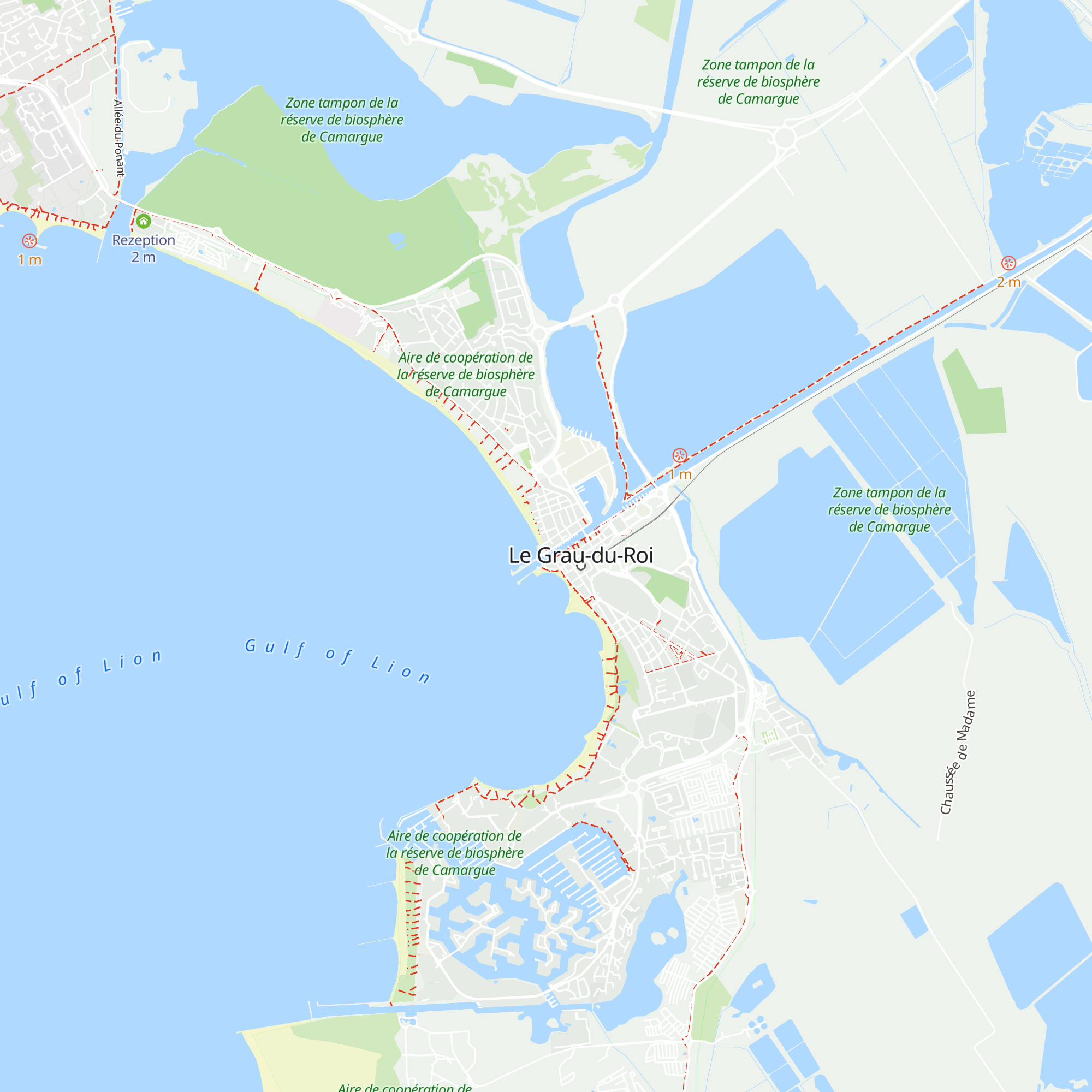 Office de tourisme du Grau-du-Roi map