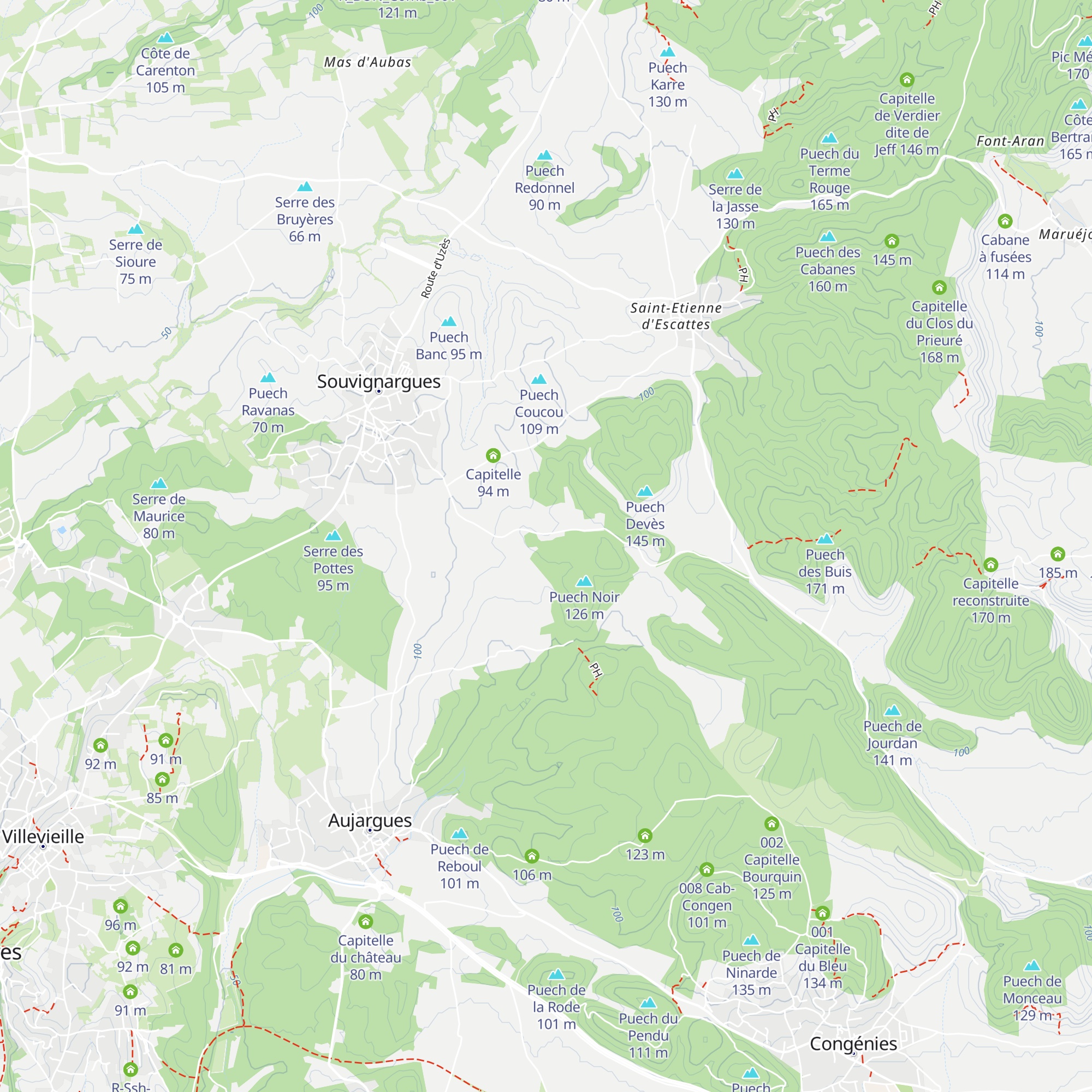 Cabane de Malais map
