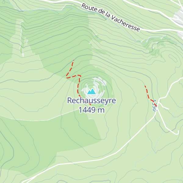Map of Rechausseyre