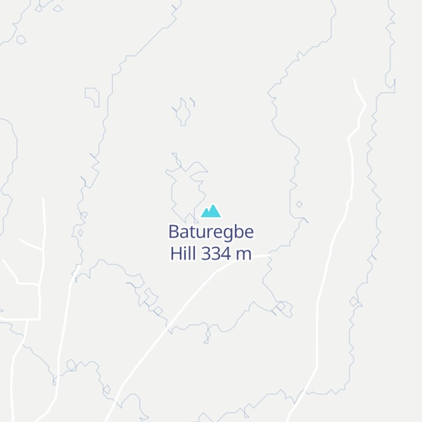 Map of Baturegbe Hill