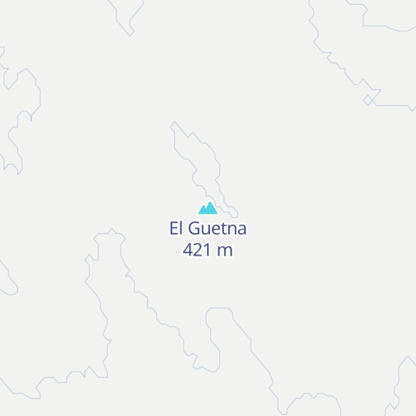 Map of El Guetna