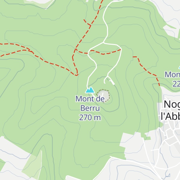 Map of Mont de Berru